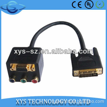 2013 the most popular!DVI24+5Male&VGA 15Female+3RCA Female cable